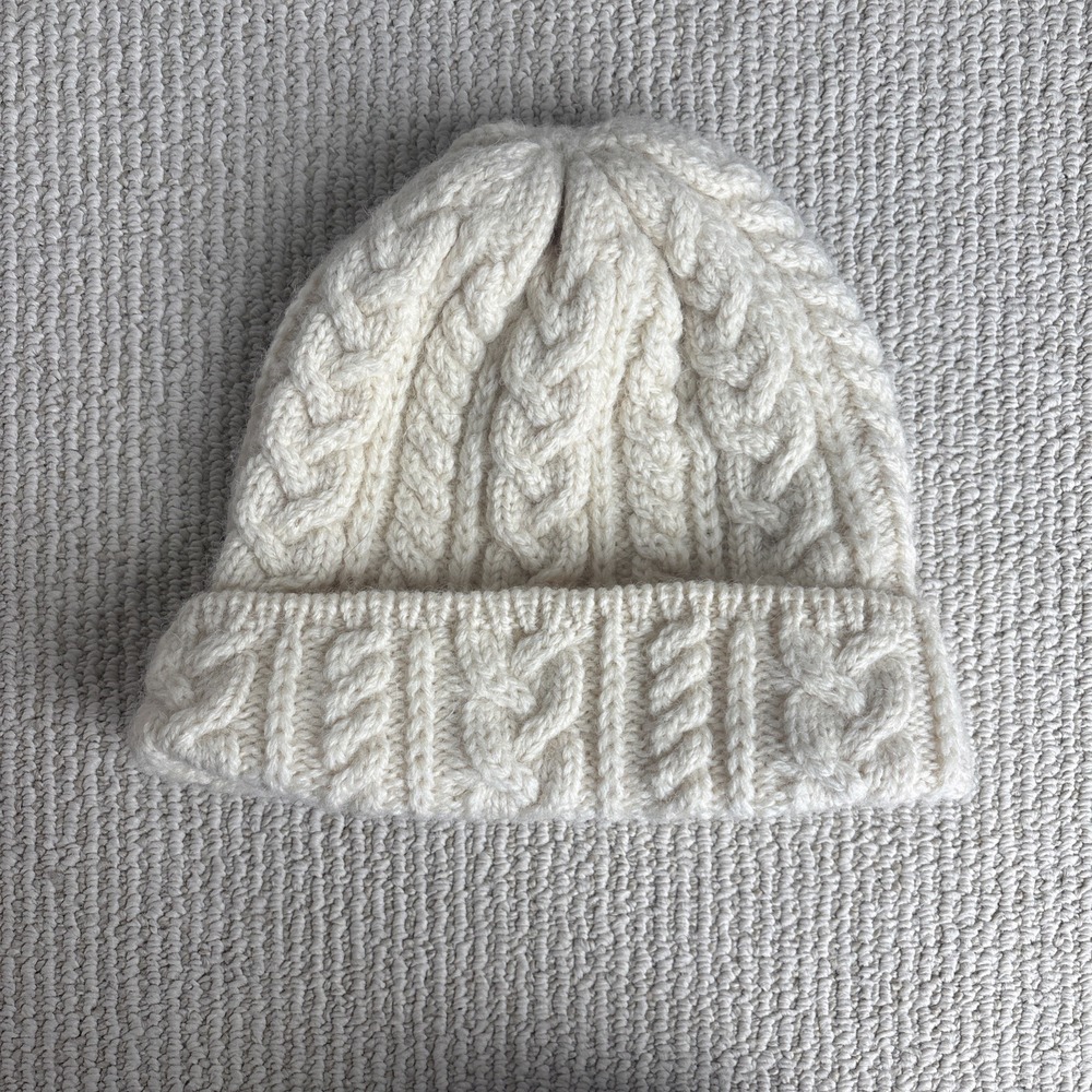 Kerry Woollen Mills Celtic LambsWool Beanie Hat Unisex Onesize Made In Ireland